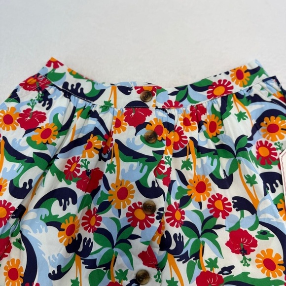 NWT Classic Prep 12 Year Audrey Scallop Olina Poplin Stretch Floral Kids Skirt - Picture 4 of 16